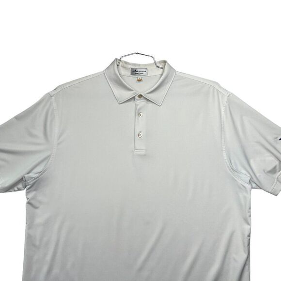Peter Millar Men's Size Large Purple UC Embroiderd Performance Golf Polo - Picture 3 of 12